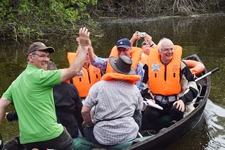 20 ans d'amitié franco allemande, exprimée ici sur le lac. de Grand Lieu